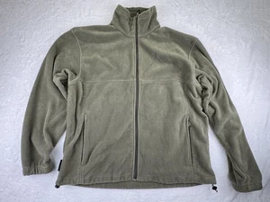Columbia Giacca Uomo Grande Verde Zip Up Pile Esterno - Foto 1 di 9