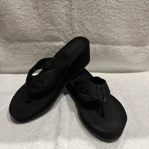 Sandalias de cuña Coach Jaicee talla 8 - Imagen 1 de 11