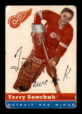 1954 Topps #58 Terry Sawchuk   GOOD X3495908 - Image 1 of 3