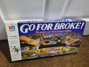 MB Games Go For Broke! Board Game Vintage 1985 - Picture 1 of 7