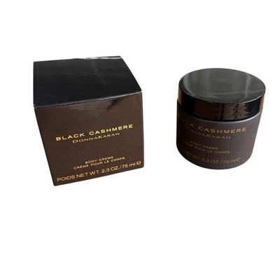 VTG Donna Karan Black Cashmere Body Crème 2.3 Oz / 75 mL MADE IN USA - Image 1 of 4