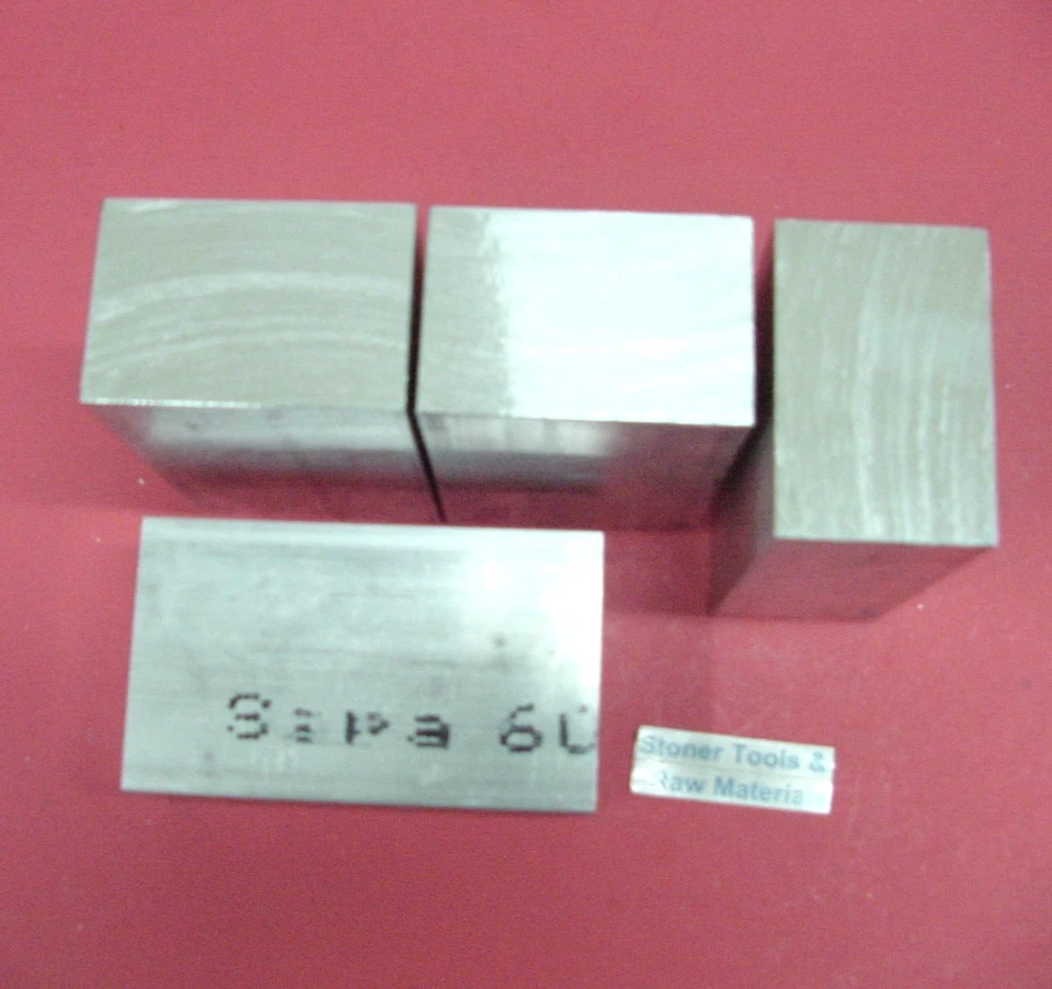 28 Pieces 1" X 1-1/4" ALUMINUM 6061 FLAT BAR 4.9" long T6511 SOLID Mill Stock - Image 1 of 1