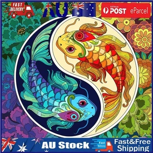 Diamond Painting Partial Special Drill fish Picture of Rhinestone New - Picture 1 of 3