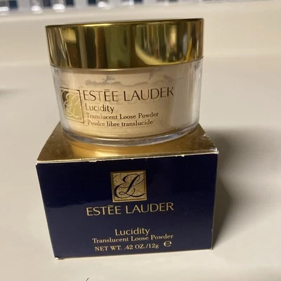 Estee Lauder Lucidity Translucent Loose Powder Glitter -01 Retired Original VTG - Image 1 of 2