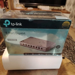 TP-Link TL-SG108E Commutateur intelligent facile Gigabit 8 ports - NEUF - Photo 1/5