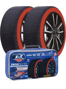 K&K Snow Socks Pro Series Size Medium NEW Pro Series for maximum grip. - Picture 1 of 6