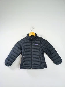 Patagonia Down Sweater Puffer Jacket Girl's XS 5-6 Black 68232 - Picture 1 of 7