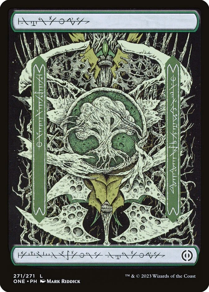 Magic the Gathering (mtg): ONE: Forest (271) - Full Art - Showcase - Image 1 of 1