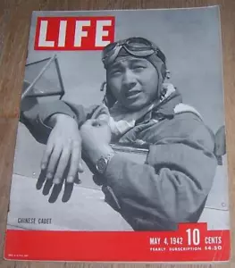 Life Magazine May 4, 1942 Chinese Pilots Malta Joan Fontaine Olivia Dehavilland - Picture 1 of 1
