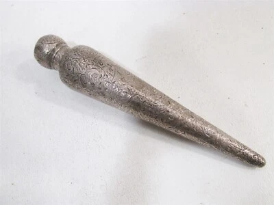 1883 Sampson Mordan Londres Inglaterra Sterling 5,5” frasco perfumado botella perfume  Foto 1 de 4