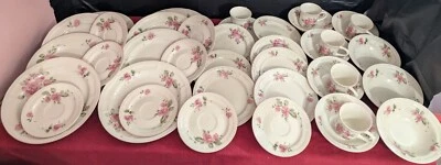 38 PIEZAS GIBSON ROSELAND DE COLECCIÓN, COLECCIÓN CHINA, PLATOS CUENCOS TAZAS~ ¡HERMOSO!~ Foto 1 de 4