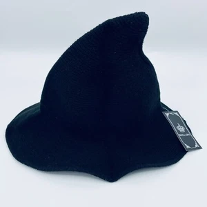 Bellady Cappello Strega Donna Moderno Inverno Autunno Nero Cappello Lana Halloween - Foto 1 di 8