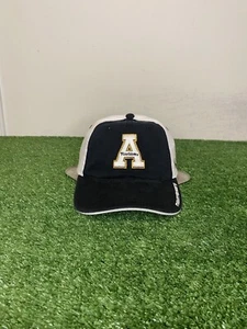 Appalachian State Mountaineers hat cap strap back new Zephyr black white mesh - Picture 1 of 9