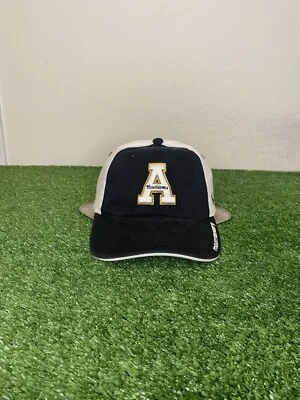 Appalachian State Mountaineers hat cap strap back new Zephyr black white mesh - Image 1 of 4