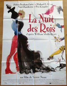 NUIT DES ROIS william shakespeare affiche cinema originale 160x120 '96 - Afbeelding 1 van 1