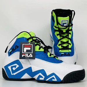 Fila MB “Electric Blue” Size 11.5 Mens Jamal Mashburn 96 Retro Blue Green Gecko - Picture 1 of 24