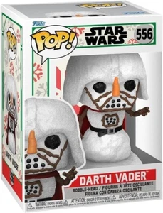 Funko Pop! Star Wars 556 Schneemann Darth Vader brandneu im Karton Wackelkopf - Bild 1 von 2