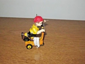 NEW Dept. 56 Vintage Christmas Ornament - Boy on a Push Scooter. - Picture 1 of 3