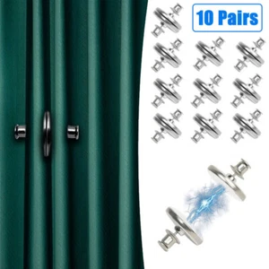 10x Magnetic Curtain Clip Backs Buckle Clips Holdback Curtain Button Fixed Tie - Bild 1 von 9