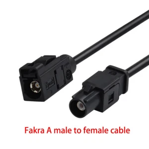 1pc Fakra A/B/C/D/E/F/G/H/I/K/Z Male to Female Jack Pigtail Cable RG174 15cm 6" - Picture 1 of 11