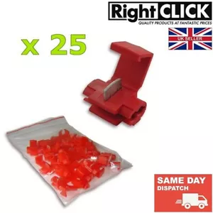 25 x Quick Splice Tap Spleiß Kabelverbinder QSR-25 Stück - Bild 1 von 1