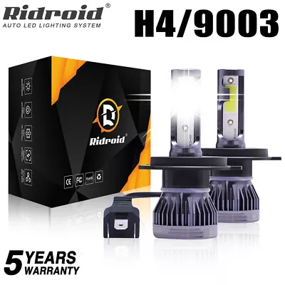 Faro LED de haz alto/bajo súper brillante para motocicleta H4 6000K Foto 1 de 4