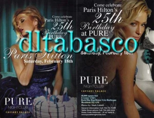 Promoción 25 cumpleaños Paris Hilton club nocturno puro Caesar's Palace Las Vegas 2006 - Imagen 1 de 1