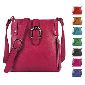 DAMEN echt LEDER TASCHE CROSSBODY BAG Umhängetasche Schultertasche CROSSOVER - Bild 1 von 25