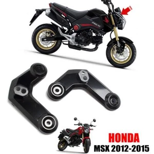 Fit Honda Side Eyebrows Headlight Lamp Front Light Black For Grom MSX Bike 12-15 - Picture 1 of 6