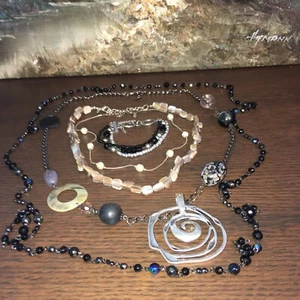 PREMIER DESIGNS & COOKIE LEE CLASSY SEXY NECKLACES BRACELET + LOT-6 PCS. - WOW ! - Picture 1 of 11