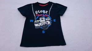 TopoMini Globetrotter T-Shirt in Dunkelblau mit Kamera-Motiv Gr. 92 - Bild 1 von 3