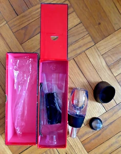 Decanter NEW wine aerator adds Flavor Finish Taste Luxury Class new in box - Picture 1 of 6