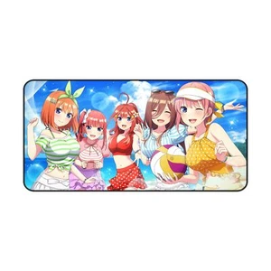 Quintessential Quintuplets Beach Summer Ver. Anime Schreibtischunterlage Mousepad 31" x 15,5" - Bild 1 von 5