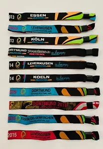 HOLI FESTIVAL OF COLOURS Bändchen Armband Armbändchen 10 Stück - Bild 1 von 1