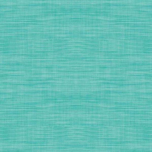 PVC TABLE CLOTH FAUX LINEN AQUA SLUBBED BLUE GREEN VINYL COVER PROTECTOR - Picture 1 of 1