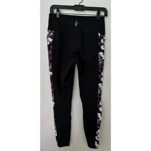 Skechers Womens Full length Floral Panel Leggings Size Medium - Picture 1 of 6