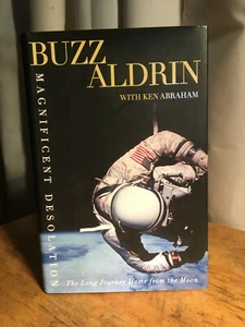 Buzz Aldrin MAGNIFICENT DESOLATION signed 1st/1st HC - Picture 1 of 4
