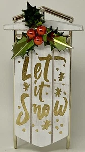 Bath & Body Works Let It Snow Schlitten Wandblumen Duftstecker - Bild 1 von 3