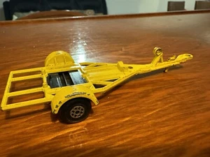 VTG 1970 MATCHBOX King Size Trailer Yellow Lesney England 5” Not Complete - Picture 1 of 3