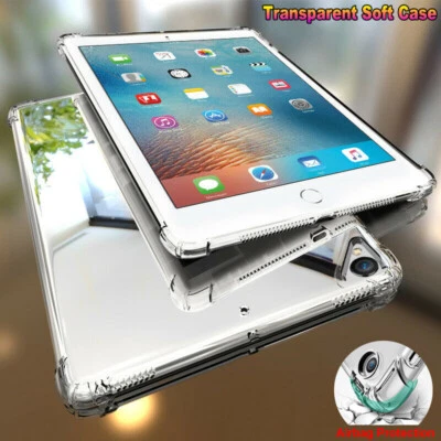 For iPad Mini 6 9th 8th 7th 10.2 Air4 10.9 10.5 9.7 Clear Case Shockproof Cover - Image 1 of 4