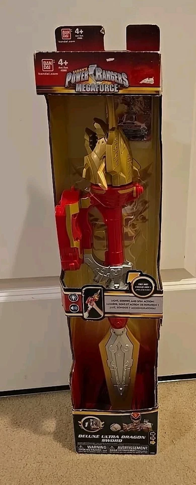 Power Rangers Megaforce Deluxe Ultra Dragon Sword Bandai 2013