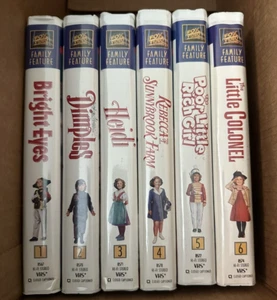Shirley Temple Collection VHS SET 1-19 CLAM SHELL ( 1-10 And 12-19) VGC - Picture 1 of 3