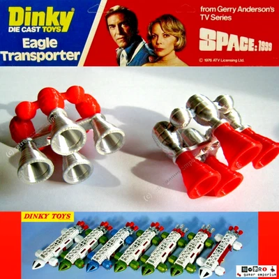 Dinky 359 360 Eagle Transporter Carguero Reproducción Motor Unidad Espacio 1999 Foto 1 de 4