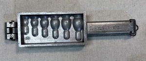 Vintage C. Palmer MFG 301 Teardrop Blei Senker Vorrichtung Form West Newton PA - Bild 1 von 9