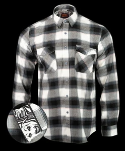 Retro Gewehr RETROFIER (Terrifier) Flanell. Herren X-Large - Neu In Tasche Mit Etikett  - Bild 1 von 9