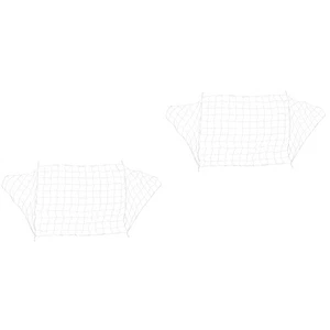 2 Pieces Football Goal Network Sports Training Tools Polypropylene Soccer - Picture 1 of 12