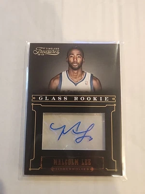 2012-13 Panini Timeless Treasures Glass /499 Malcolm Lee #215 Rookie Auto RC - Image 1 of 3