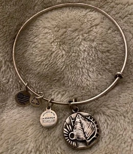 Alex And Ani Vintage Birch Charm Bracelet Renewal, Creativity, Beginnng - Picture 1 of 2