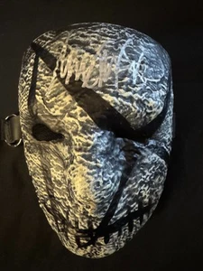 Spencer Charnas signierte Ice Nine Kills Silence Maske mit Beckett Zeuge Echtheitszertifikat - Bild 1 von 2