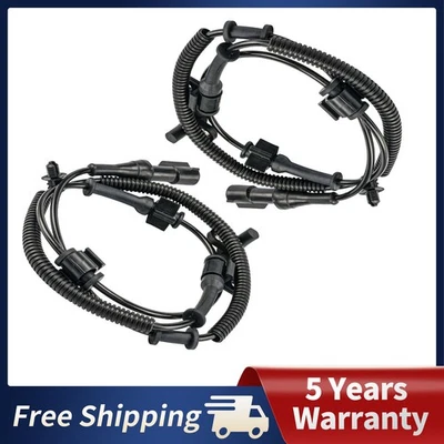ABS Wheel Speed Sensor For Ford F-350 Super Duty 2005-2010 F-250 2005-2007 2PC - Image 1 of 4